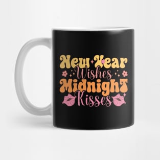 New Year Wishes Midnight Kisses Mug